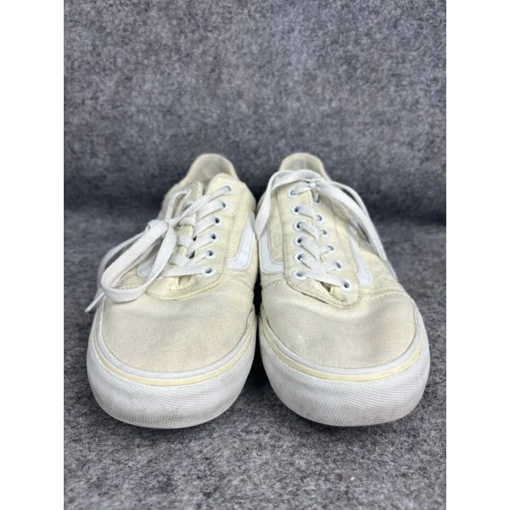 VANS OLD SKOOL Deluxe Shoe Women's 9 Yellow‎ Low Top Lace Up Skater